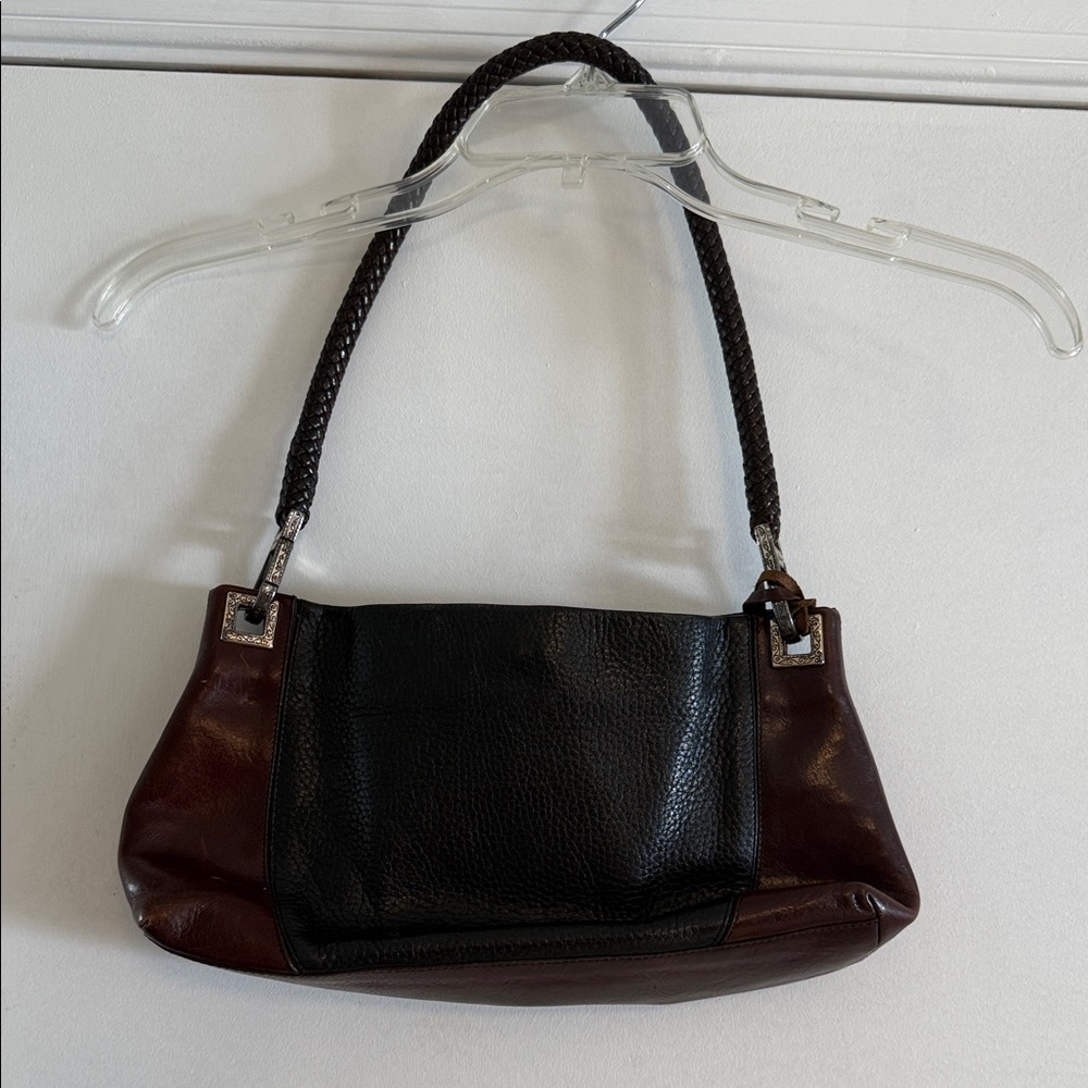 Brighton Black and Brown Shoulder Bag